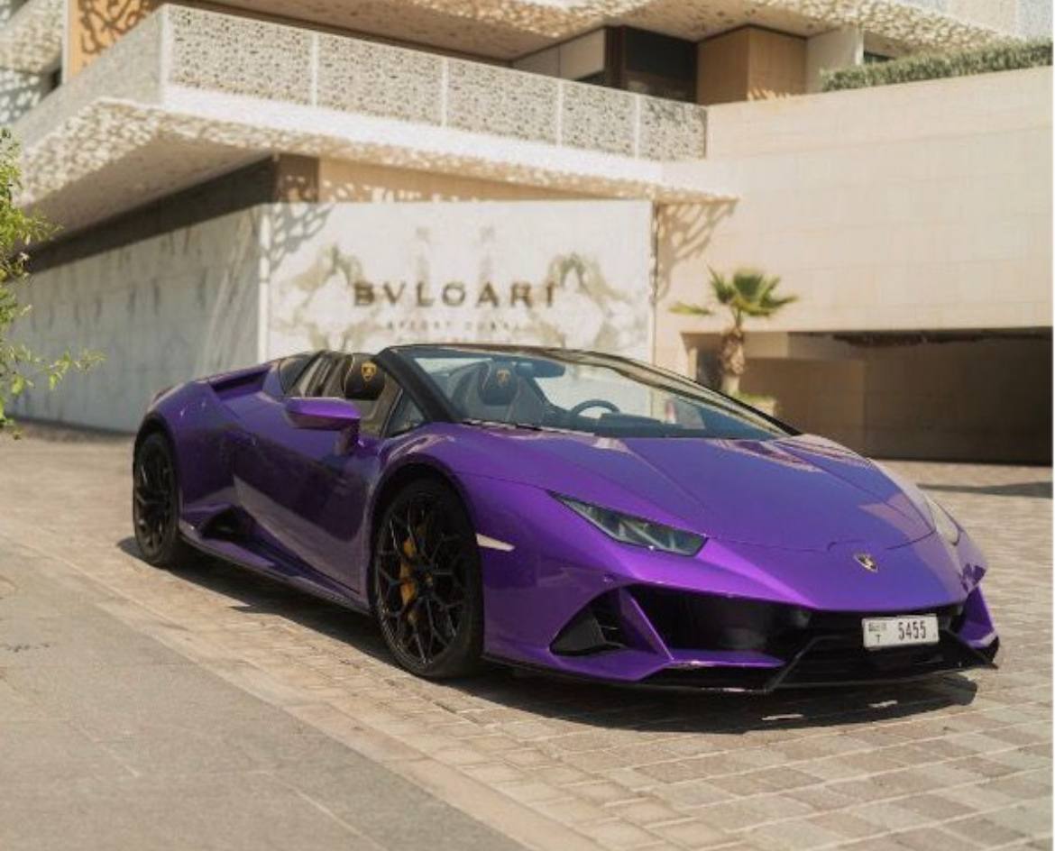 Lamborghini Huracan Evo Spyder (Purple) 2023